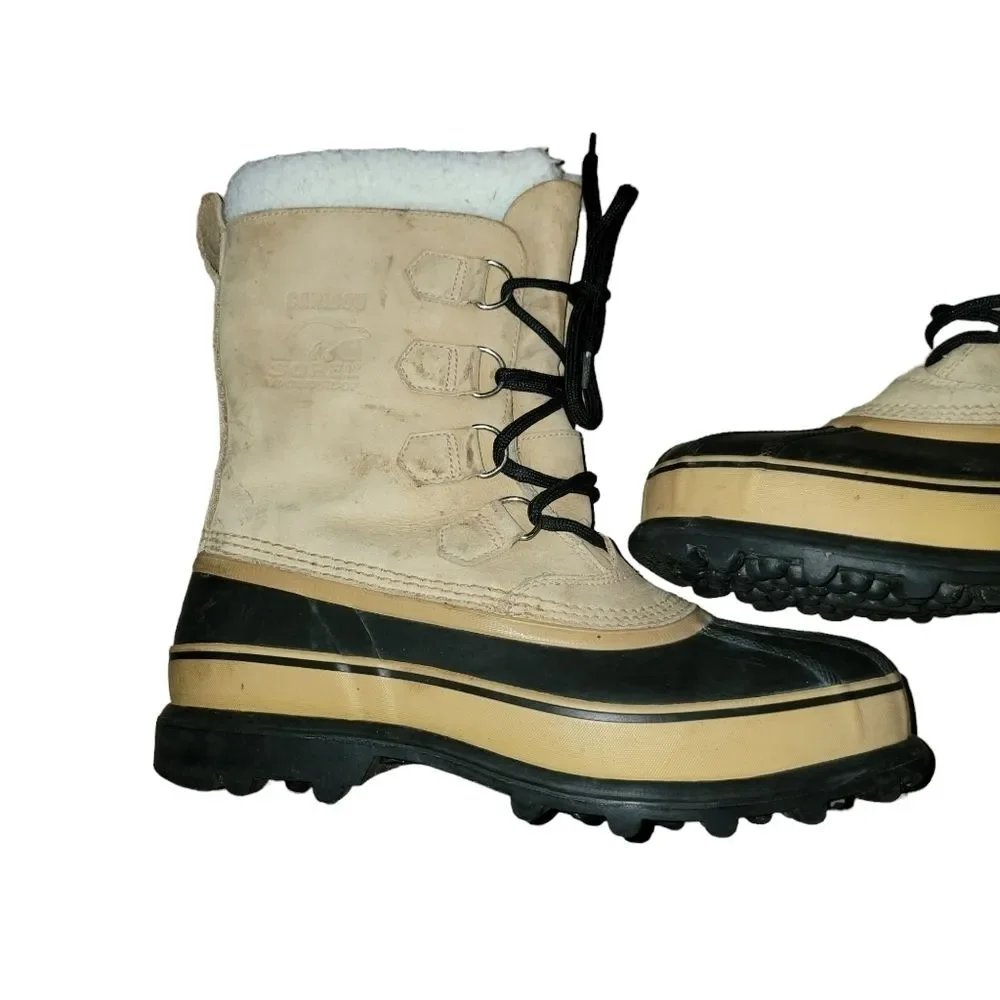 Sorel Men's Caribou Stack Waterproof Winter Boot size 9